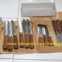 Satu lusin Pisau cap garpu Germany asli ukuran 5