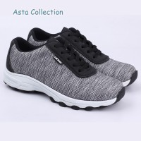 Sepatu Kets Casual Sport, Sepatu Olahraga Pria Abu, Sepatu Lari Catenz