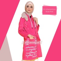 Jaket Wanita Hijacket Urbanashion Original RosePink / Gamis / Cardigan