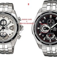 JAM TANGAN CASIO EDIFICE EF 565 SILVER-Edifice Promo-New Diskon