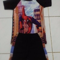 TERBATAS Baju renang anak atas bawah spiderman TERLARIS