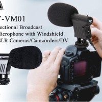 Jual Mic Boya VM-01 Microphone for DSLR Camcorder Professional Murah