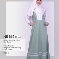 nibras gamis nb 164 hijau