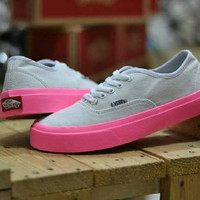 SEPATU SNEAKERS WANITA VANS AUTHENTIC PINK WOMEN KW SUPER