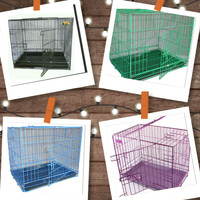 Kandang Kucing Kelinci Medium Hitam