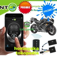 alarm motor android ios bisa pakai remot dan hp dan sudah ada GPS nya