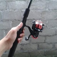 PROMO 1 set alat pancing joran reel senar kail tegek ril r Berkualitas