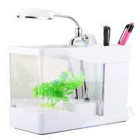 BELI 1 DAPAT 3 Aquarium Hiasan Meja USB Desktop Aquarium Hiasan Rumah