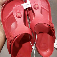 Jual sandal jepit karet / slipper rubber miniso / Birkenstock Murah