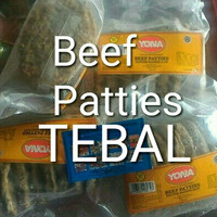Jual daging tebal burger beef patties 500 gr yona Murah
