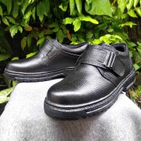 sepatu safety kulit sapi asli pendek KRG