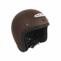 KA Helm Zeus Retro ZS 385 c Matte Brown vespa cafe racer