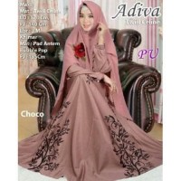 ADIVA SYARI (PU) BAJU MAXI DRESS MUSLIM BUSUI WANITA DEWASA TERBARU