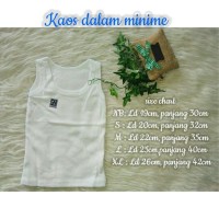 Kaos Dalam Polos Merk MINIME / Pakaian Bayi / kaos dalam Nb