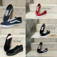 Sepatu Casual Sekolah Vans Oldskool Man Untuk Pria Cowo Cowok Laki