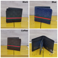 Gucci Wallet Embos / Dompet Lipat Kulit Pria / Cowok Import Murah