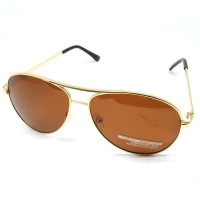Kacamata Hitam Polarized - Gold