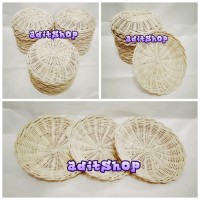 Piring Rotan Cirebon / Piring Rotan Bukan Lidi / Piring Bahan Rotan