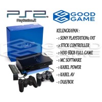 PS2 FAT HARDISK EXTERNAL 60GB FULL GAME & FULL SET