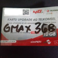 Jual Perdana Kuota Telkomsel Gmax 2GB Murah