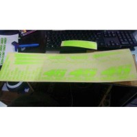 sticker helm cutting sticker vr 46 project agv
