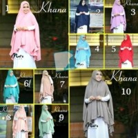 Promo Jilbab Khimar Khana Syar'I / Cardi Khana