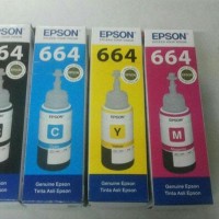 Tinta Epson T664 1 set 4 warna untuk L120 L360 L310 L38 Part Printer