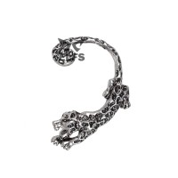 Elfs Anting Wanita Gothic Punk JTB087 Tembaga Macan Silver