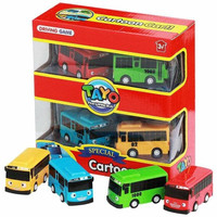 Mainan anak bus/mobil tayo isi 4pcs