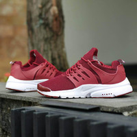 Sepatu Nike Air Presto Marun / Couple Cewek Cowok Pria Wanita Running
