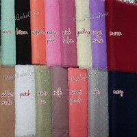 Promo Jilbab Segi Empat Rubiah Dot Bahan Organza / Rubiah Dotty /