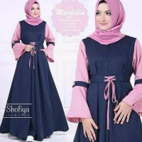 promo Baju dress ibu hamil dress menyusui murah cantik muslimah Marbe
