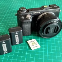 Jual Mirrorless Sony NEX-6 lenskit SEL-1650 plus BONUS