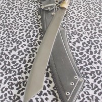 Jual Golok Patimura Tebas Full Tang Sarung Kulit Hight Quality