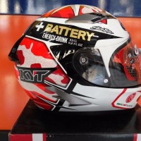 Helm KYT Vendetta 2 Alex Espargaro Racing Aleix Red Fluo Vendeta BES