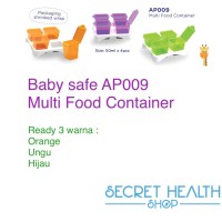 Harga baby safe ap009 multi food container tempat simpan makanan | antitipu.com Harga baby safe ap009 multi food container tempat simpan makanan | antitipu.com