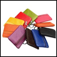 Dompet Pouch Kulit Elegan Single Zipper