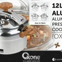 Sale! Panci Presto 12Ltr Ox-2012 / Oxone Aluminium Pressure Cooker Ox