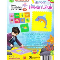 New Matras Puzzle Evamat / Karpet / Alas Lantai - Gambar Hewan Laut