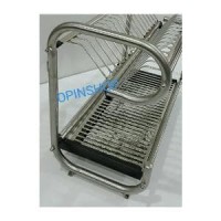 RAK PIRING STENLIS PANJANG 50 CM BISA DI GANTUNGKAN KE TEMBOK 301350