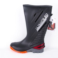 Sepatu Ap Boot. Merk Ultimate. Warna Hitam. Bahan Karet. Murah