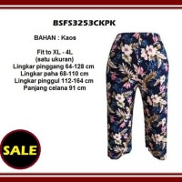 Big Size Jumbo XL - 4L Celana Panjang Kulot Wanita BSFS3253CKPK Kaos