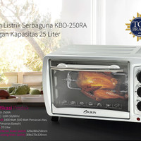 KIRIN BEAUTY OVEN 25 LITER / OVEN LISTRIK KIRIN (KBO-250RA)