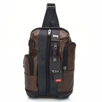 Tas Ransel Sling Silang Tumi Saratoga Alpha Bravo Monterey COKLAT ORI