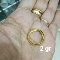 cincin bola rotan emas 24k toba