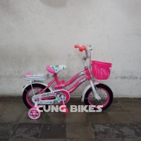 Sepeda Anak mini Evergreen Sakura Ukuran 12