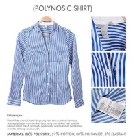 Dijual Office Stripe Shirt Branded Hm | Kemeja Kantor Wanita Lengan