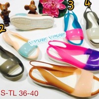Jual 2061S-Tl Sepatu Wanita Murah Barabara Flatshoes Sepatu Crocs