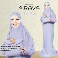 Jual Mukena Bali Abaya Soft Purple Limited Murah