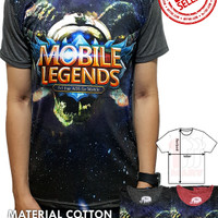 Jual Kaos Cowok Spandek Distro Baju Oblong Murah Mobile Legend Moba Games Murah